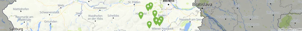 Map view for Pharmacies emergency services nearby Altenmarkt an der Triesting (Baden, Niederösterreich)